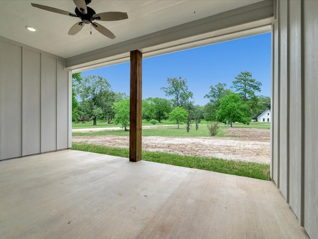234 Lancewood Dr, Lufkin, TX 75904 - view of patio / terrace featuring ceiling fan