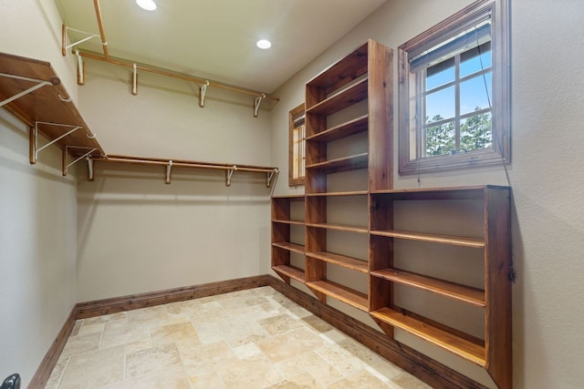 4207 S Chestnut St, Lufkin, TX 75901 - spacious closet featuring light stone finish flooring
