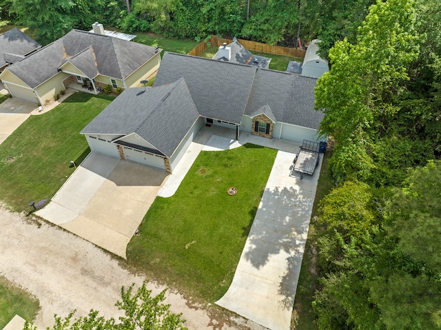 138 Breezeway Dr, Brookeland, TX 75931 - aerial view