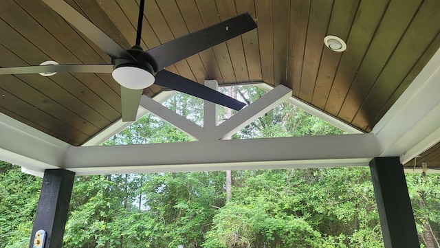 138 Breezeway Dr, Brookeland, TX 75931 - exterior details featuring ceiling fan
