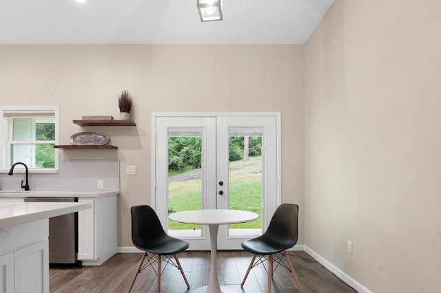 155 Sweetbriar Ct, Brookeland, TX 75931 - dining room featuring wood finished floors and baseboards