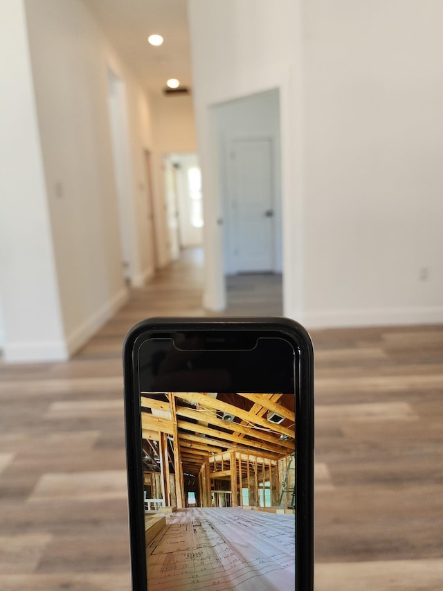 room details with hardwood / wood-style flooring