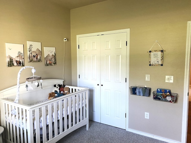 429 Derek Rd, Lufkin, TX 75904 - carpeted bedroom featuring a closet and a nursery area