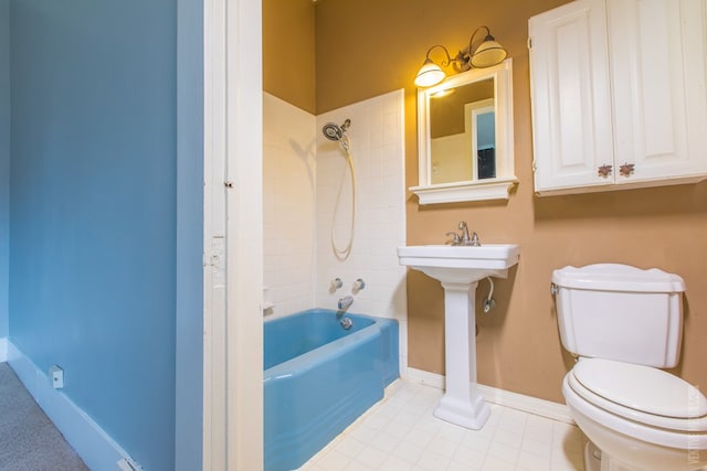 511 1st, Jasper, TX 75951 - full bathroom with shower / bathtub combination and tile patterned flooring