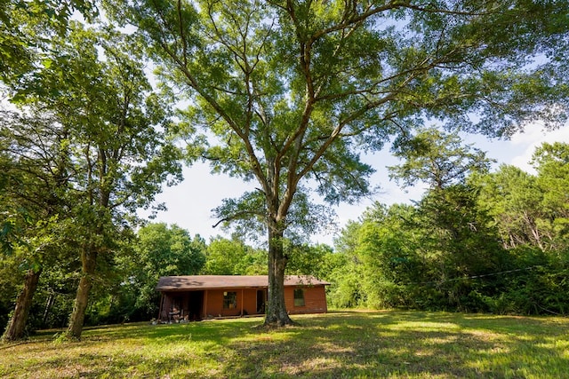 1982 County Road 836, Nacogdoches, TX 75964 - view of grassy yard featuring a view of trees