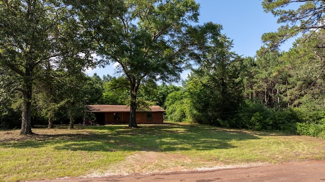 1982 County Road 836, Nacogdoches, TX 75964 - view of green lawn with a wooded view