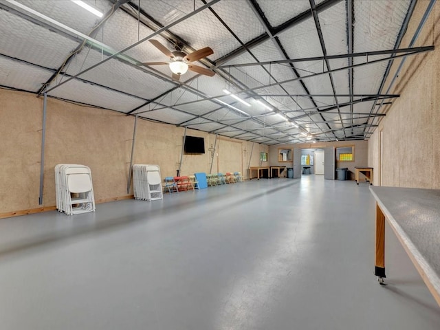 2524 US Highway 69 N, Lufkin, TX 75904 - garage featuring ceiling fan