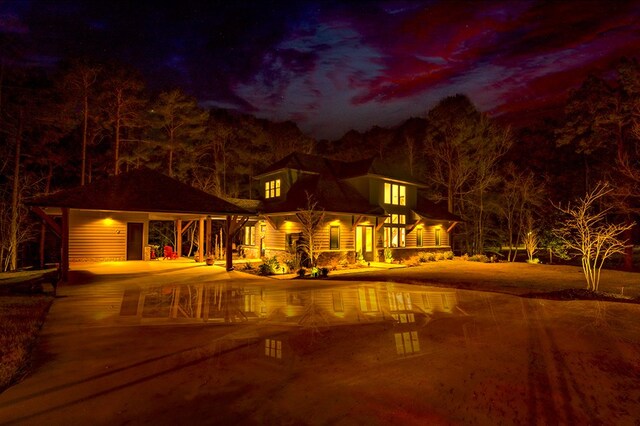 373 Duffer Dr, Brookeland, TX 75931 - view of front of home