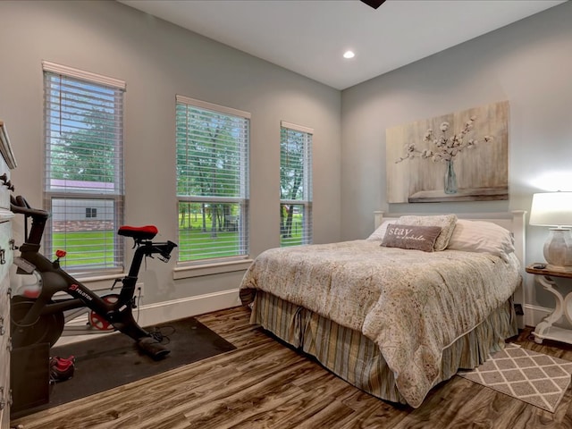 410 Brentwood Dr, Lufkin, TX 75901 - bedroom with wood finished floors, multiple windows, and recessed lighting