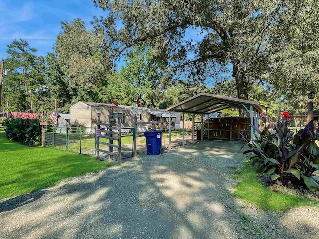 220 N Pamela Dr, Brookeland, TX 75931 - view of horse barn