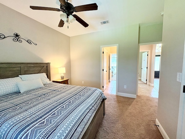 300 Deer Trace Blvd, Diboll, TX 75941 - carpeted bedroom with baseboards and a ceiling fan