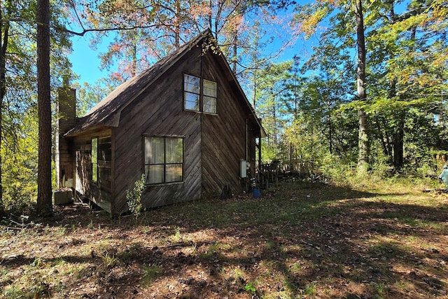 view of side of property