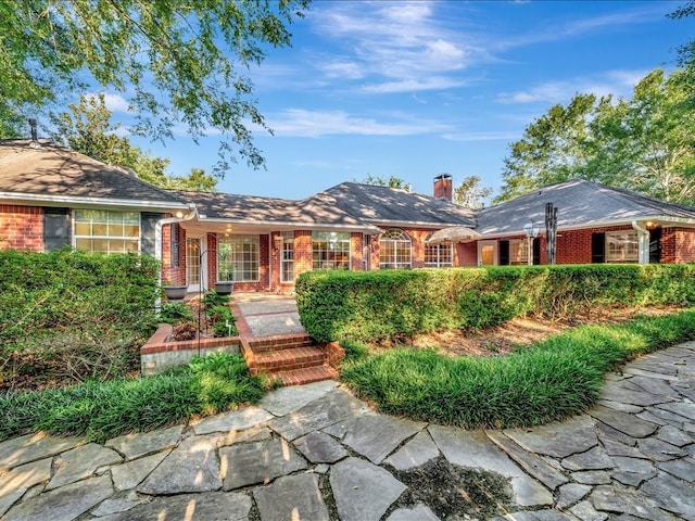 view of ranch-style home