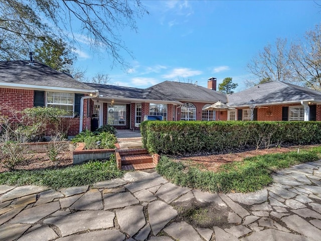 view of ranch-style home