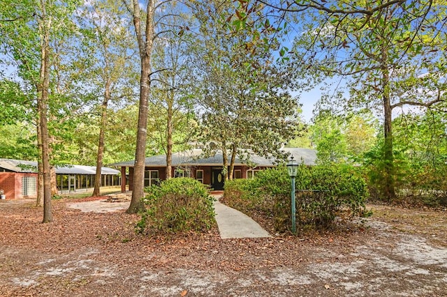 view of ranch-style home