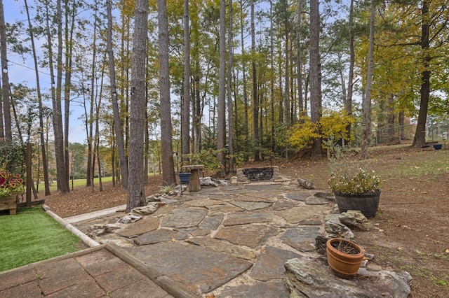 view of patio