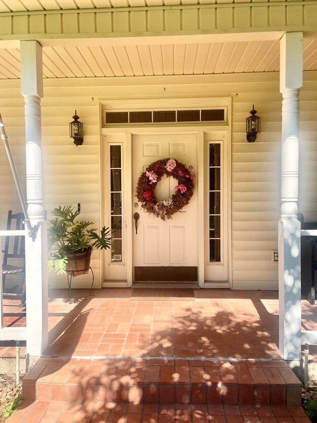 view of entrance to property