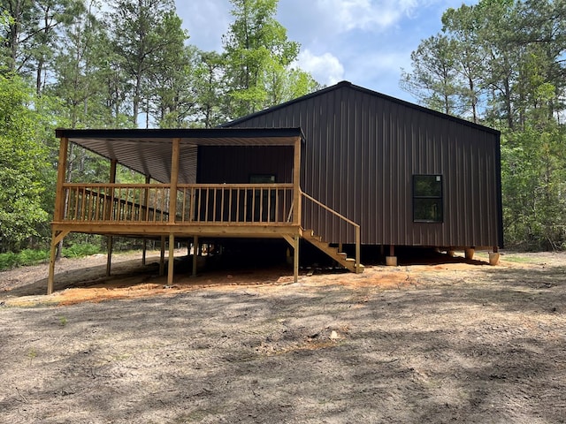 view of outdoor structure