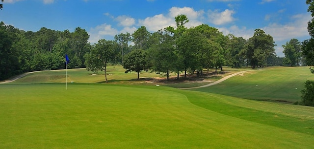 view of home's community featuring golf course view