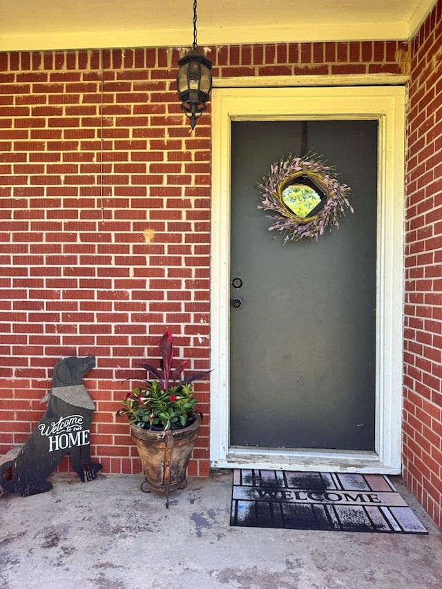 231 Miller St, Alto, TX 75033 - entrance to property with brick siding