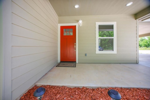 view of entrance to property