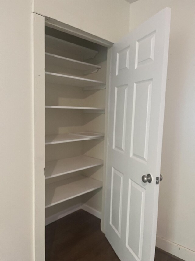 view of closet