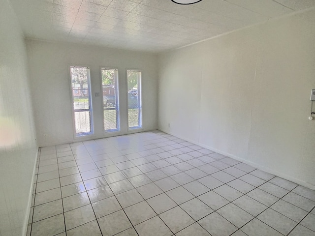 view of tiled empty room