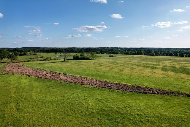exterior space featuring a rural view