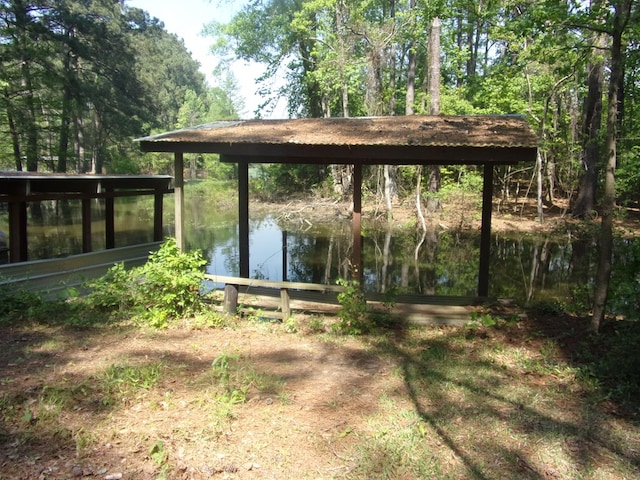 428 Holiday Cir, Hemphill, TX 75948 - dock area featuring a water view