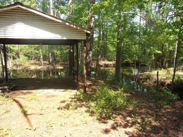 428 Holiday Cir, Hemphill, TX 75948 - view of yard featuring a water view