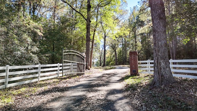 view of road