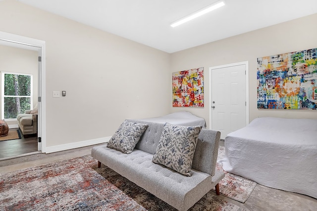 140 Spruce Ln, Brookeland, TX 75931 - bedroom featuring wood finished floors and baseboards