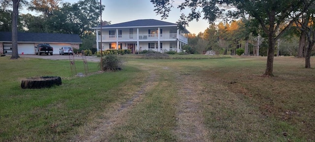 3902 Moore Cemetary Rd, Groveton, TX 75845 - view of front of home featuring a front lawn