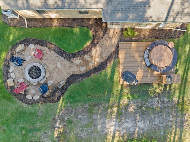 185 Ashley Dr, Brookeland, TX 75931 - drone / aerial view
