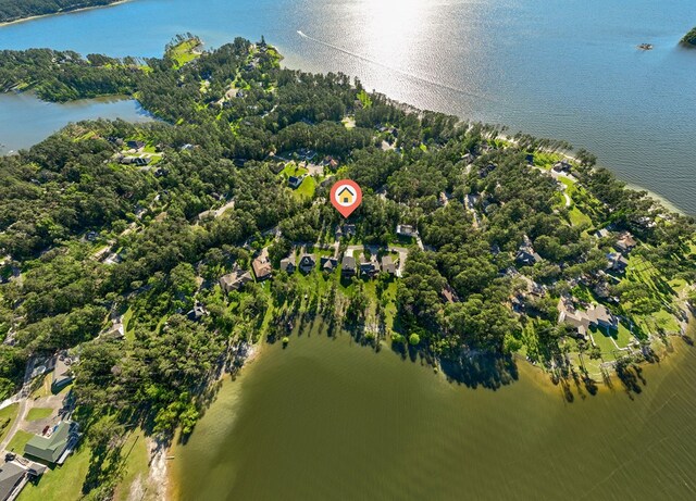 185 Ashley Dr, Brookeland, TX 75931 - aerial view of property and surrounding area with a nearby body of water and nearby suburban area