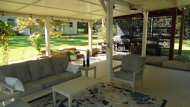 view of patio / terrace with outdoor lounge area