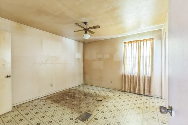 3314 Brook Holw, Nacogdoches, TX 75964 - spare room with ceiling fan and light floors