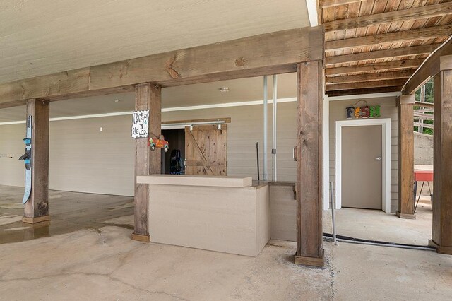 388 County Road 5597, Etoile, TX 75944 - miscellaneous room with concrete flooring