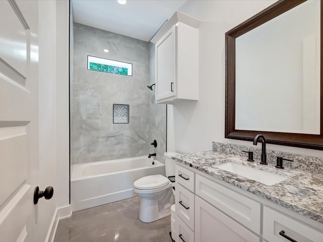 10165 US Highway 287, Corrigan, TX 75939 - bathroom featuring vanity, shower / tub combination, and recessed lighting
