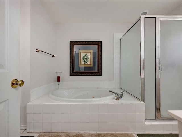 325 Evans Gann Rd, Lufkin, TX 75904 - bathroom with a whirlpool tub and a shower stall