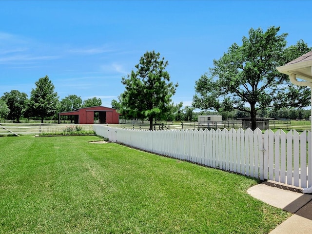 325 Evans Gann Rd, Lufkin, TX 75904 - view of yard with an outdoor structure and a pole building