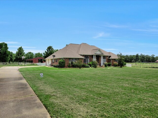 325 Evans Gann Rd, Lufkin, TX 75904 - ranch-style house featuring concrete driveway and brick siding