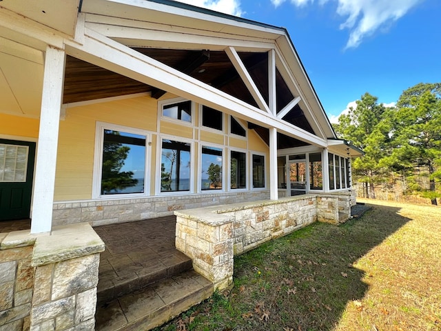 exterior space with a patio area