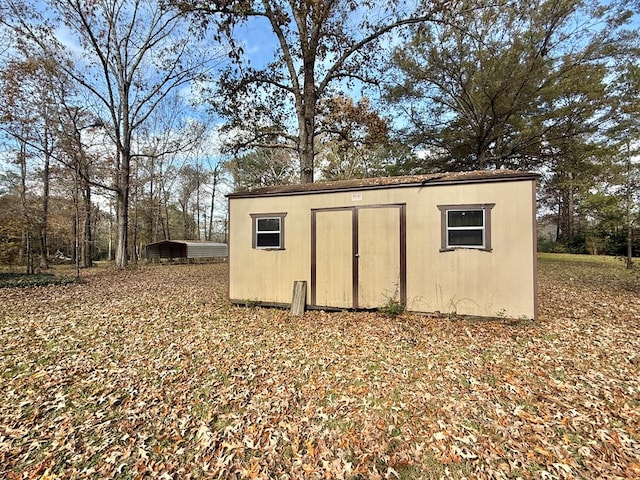 view of outbuilding