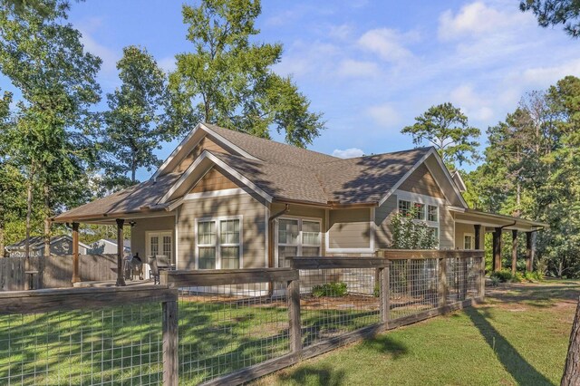 346 Northview Dr, Brookeland, TX 75931 - view of front of house with roof with shingles