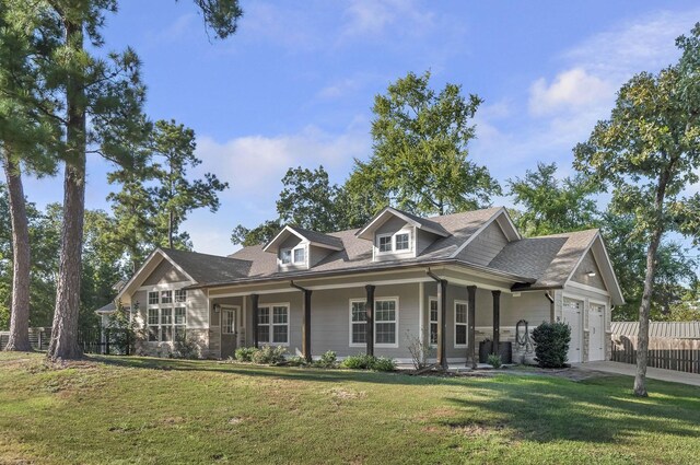 346 Northview Dr, Brookeland, TX 75931 - view of front of property with driveway, roof with shingles, and a garage