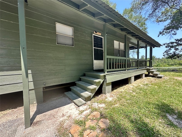 view of entrance to property