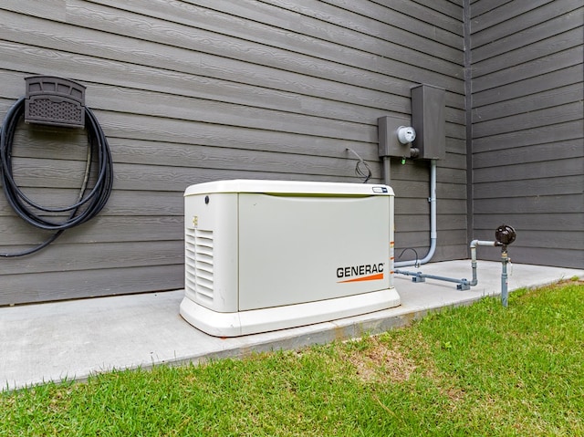 details featuring a power unit and electric meter