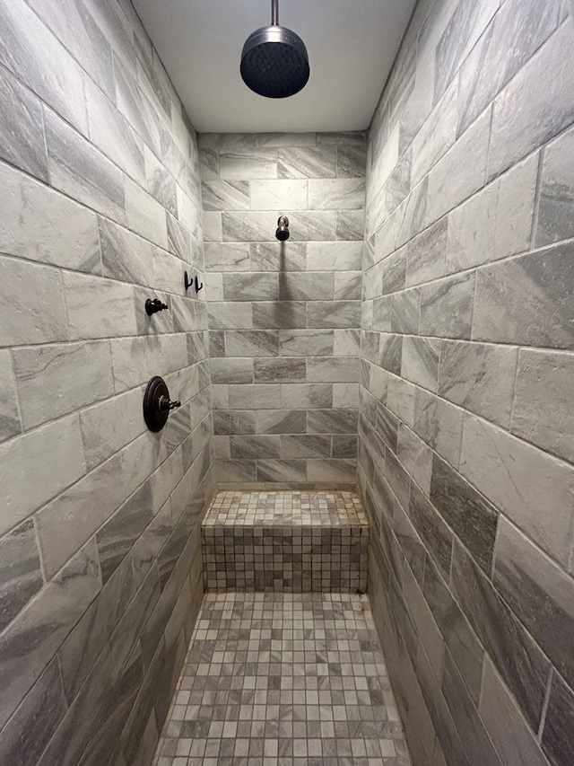 4928 Fm 252, Jasper, TX 75951 - bathroom featuring a tile shower