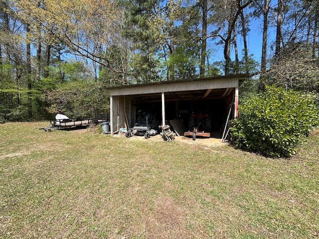 4928 Fm 252, Jasper, TX 75951 - view of pole building featuring a yard